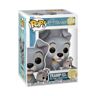 Funko POP! 1554 tramp with puppy (Lady and the trump)