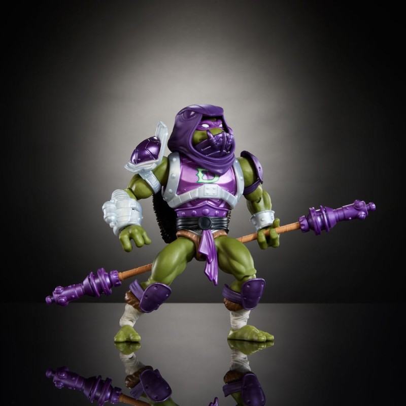 Figura Donatello 14 cm MOTU x TMNT Mattel