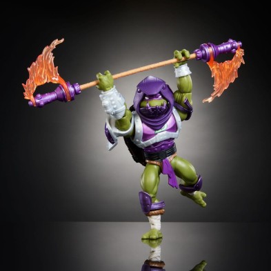 Figura Donatello 14 cm MOTU x TMNT Mattel