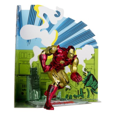 Figura Iron Man escala 1/10 McFarlane (Inspirada en The Invincible Iron Man 126)