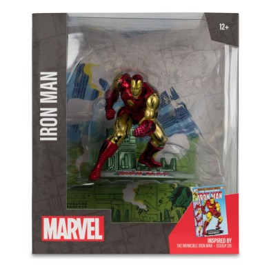 Figura Iron Man escala 1/10 McFarlane (Inspirada en The Invincible Iron Man 126)