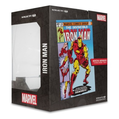 Figura Iron Man escala 1/10 McFarlane (Inspirada en The Invincible Iron Man 126)