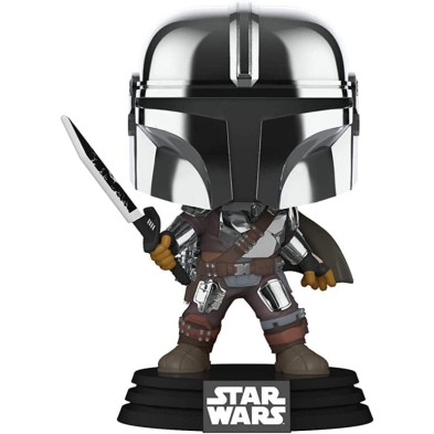 Funko POP! 491 The Mandalorian with darksaber (GITD)