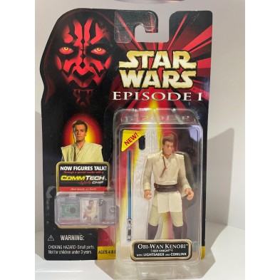 Obi-Wan Kenobi (Jedi Knight)  CommTech chip Episode I Collection figura 9,5 cm