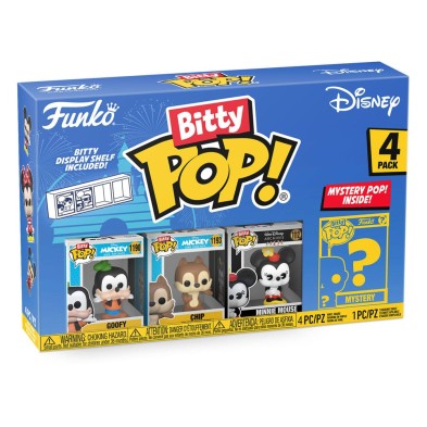 Disney Pack de 4 Figuras Bitty POP! Vinyl Goofy 2,5 cm