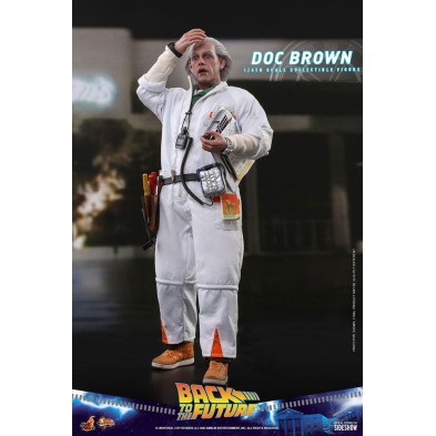 Figura Doc Brown Movie Masterpiece 1/6 30 cm Regreso al futuro