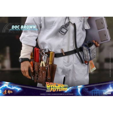Figura Doc Brown Movie Masterpiece 1/6 30 cm Regreso al futuro