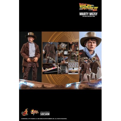 Figura Marty McFly Movie Masterpiece 1/6 28 cm Regreso al futuro III
