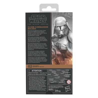 Figura Commander Bacara 15 cm Star Wars Episode III 02 Black Series