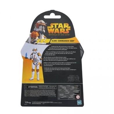 Figura Clone commander Cody 15 cm The Black Series episodio 3 Hasbro