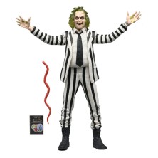 Figura Beetlejuice 1988 18 cm black and white striped suit