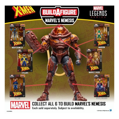 Figura Cyclops 15 cm X-Men Marvel Legends BAF Nemesis Hasbro