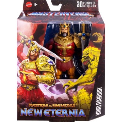 Figura King Randor  18 cm MOTU New eternia Mattel