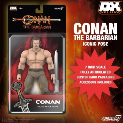 Figura Conan El Bárbaro 1982 18 cm Deluxe action Super 7