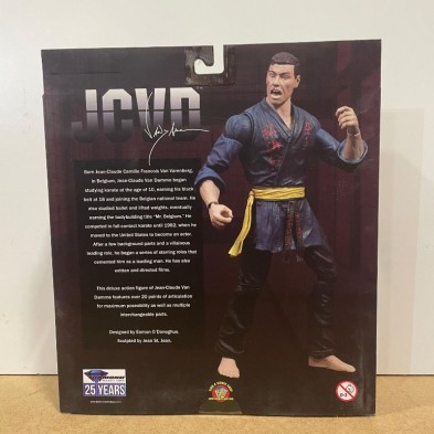 Figura Jean-Claude Van Damme 18 cm Deluxe Blue Gi Version