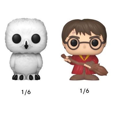 Harry Potter Pack de 4 Figuras Bitty POP! Vinyl Voldemort 2,5 cm