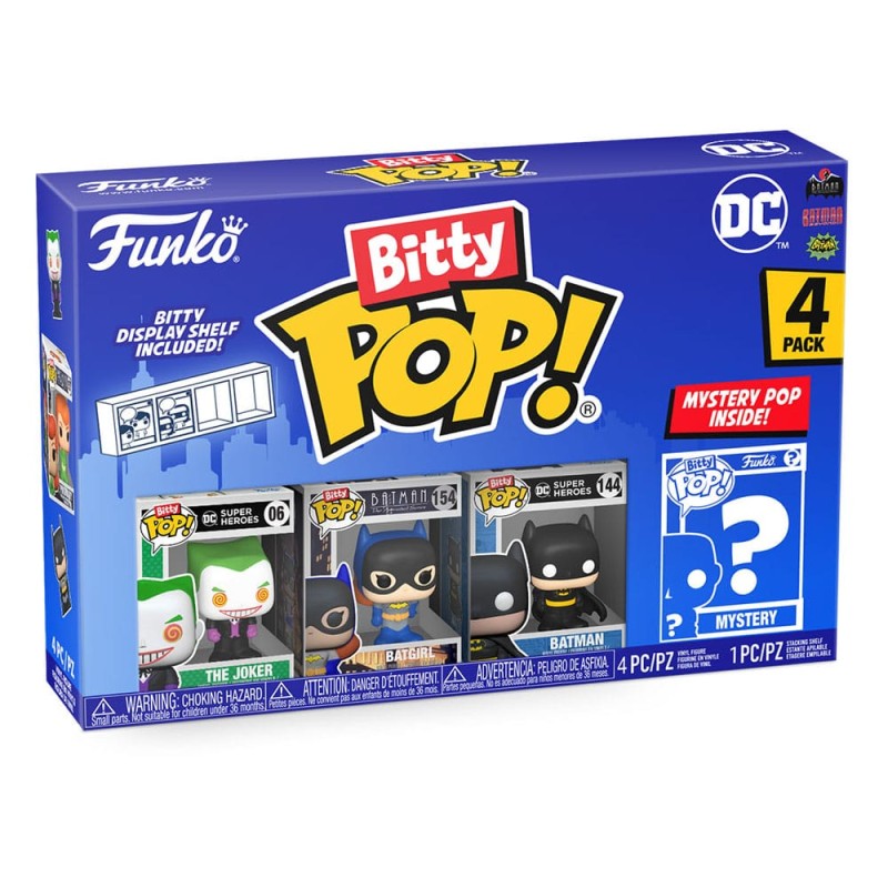 DC Pack de 4 Figuras Bitty POP! Vinyl The Joker 2,5 cm