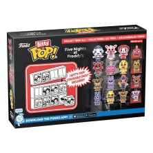 Five Nights at Freddy's Pack de 4 Figuras Bitty POP! Vinyl Freddy 2,5 cm