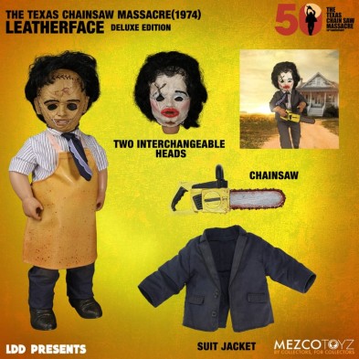 Mucñeco Leatherface Deluxe 27 cm Living Dead Dolls The Texas Chainsaw (1974)