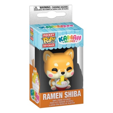 Ramen Shiba Pocket Keychain  POP! Kawaii Foodies