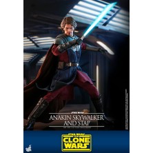 Anakin Skywalker y STAP HotToys 1/6 - Star Wars: The Clone Wars