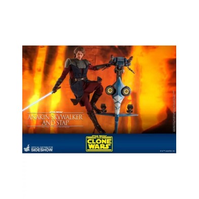 Anakin Skywalker y STAP HotToys 1/6 - Star Wars: The Clone Wars