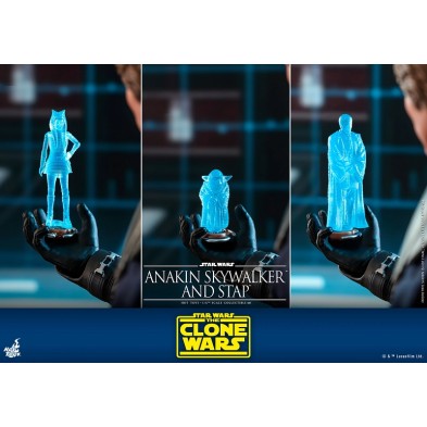 Anakin Skywalker y STAP HotToys 1/6 - Star Wars: The Clone Wars