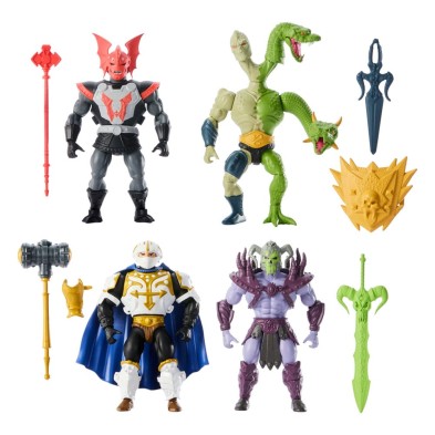 Pack 4 figuras MOTU Battle for Eternia Exclusivo HEO