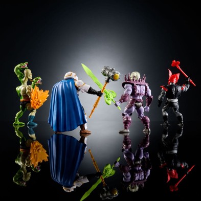 Pack 4 figuras MOTU Battle for Eternia Exclusivo HEO