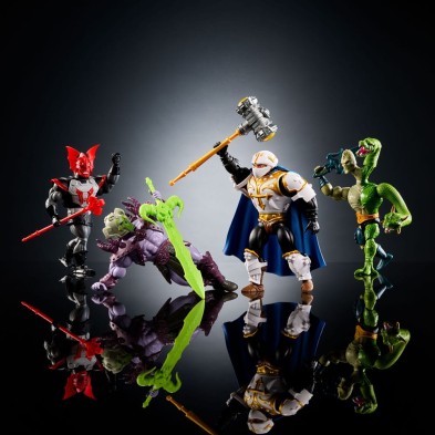 Pack 4 figuras MOTU Battle for Eternia Exclusivo HEO