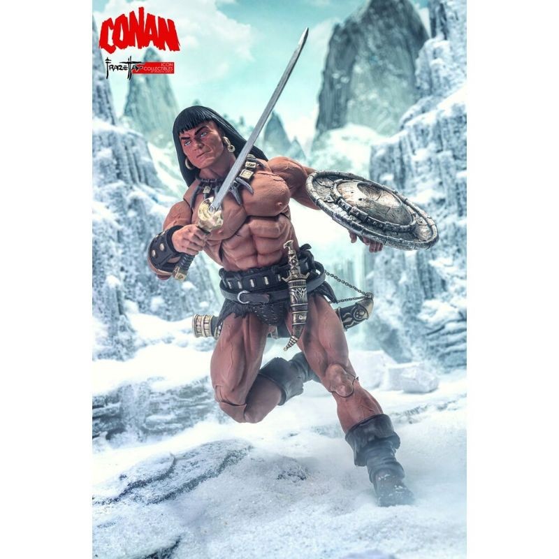 Figura Conan 17 cm escala 1/12 Frazetta Girls