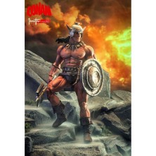 Figura Conan the Barbarian 17 cm escala 1/12 Frazetta Icon