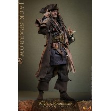 Figura Jack Sparrow 30 cm HotToys 1/6 - Piratas del Caribe: La venganza de Salazar