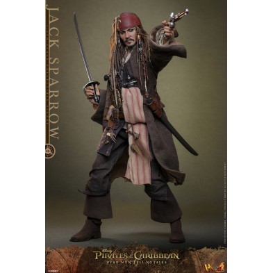 Figura Jack Sparrow 30 cm HotToys 1/6 - Piratas del Caribe: La venganza de Salazar