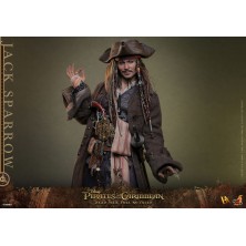 Figura Jack Sparrow 30 cm HotToys 1/6 - Piratas del Caribe: La venganza de Salazar