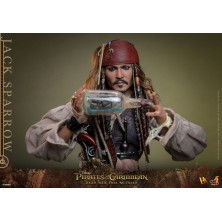 Figura Jack Sparrow 30 cm HotToys 1/6 - Piratas del Caribe: La venganza de Salazar