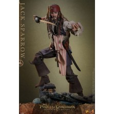 Figura Jack Sparrow 30 cm HotToys 1/6 - Piratas del Caribe: La venganza de Salazar