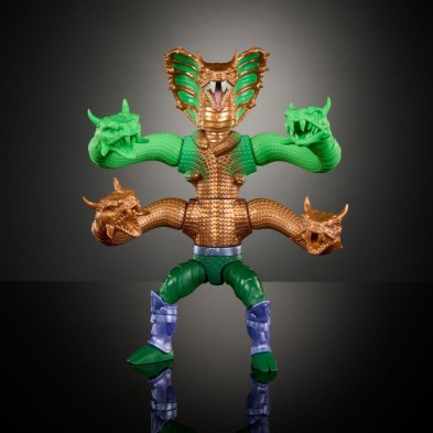 Figura King Hiss 14 cm MOTU x TMNT Mattel