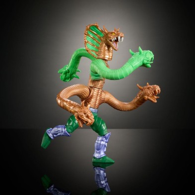 Figura King Hiss 14 cm MOTU x TMNT Mattel