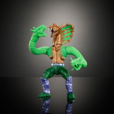Figura King Hiss 14 cm MOTU x TMNT Mattel