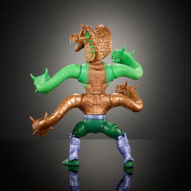 Figura King Hiss 14 cm MOTU x TMNT Mattel