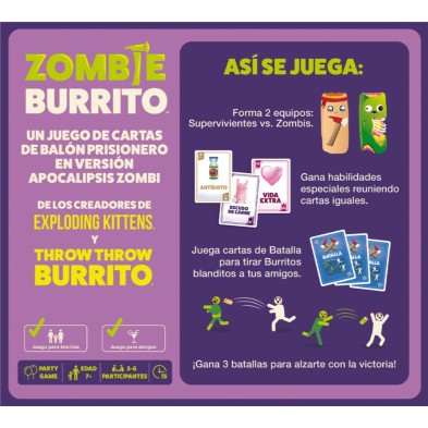Zombie Burrito: juego de mesa