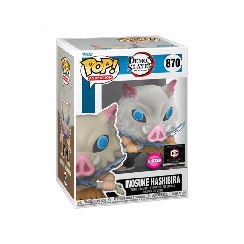 Funko Pop! 870 Inosuke Hashibira Floked (Demon Slayer)