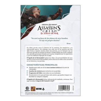 El Legado de la Hermandad (Maestros asesinos) Assassin's Creed: El Juego de rol