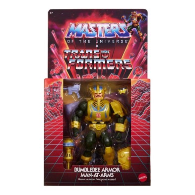 Figura Bumblebee Armor Man-At-Arms 14 cm MOTU x Transformers