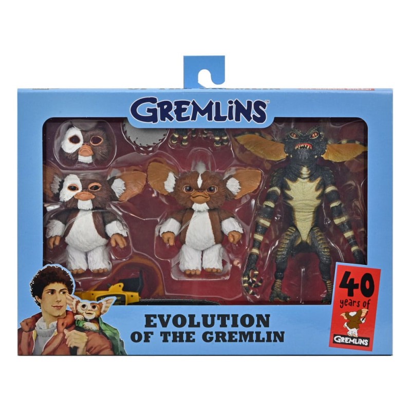 Pack 3 Figuras Gremlins Evolution  of the Gremlin 18 cm