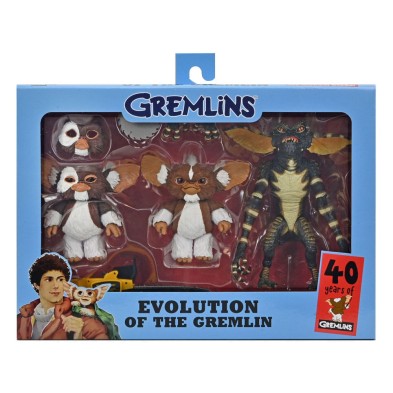 Pack 3 Figuras Gremlins Evolution  of the Gremlin 18 cm