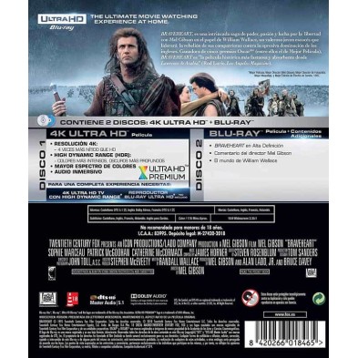 Braveheart Blu-ray 4K Ultra HD
