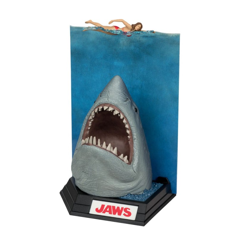 Tiburón Estatua PVC Movie Maniacs Jaws (50th Anniversary) 16 cm