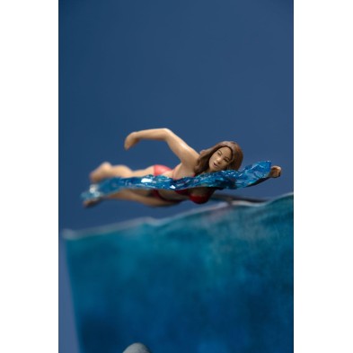 Tiburón Estatua PVC Movie Maniacs Jaws (50th Anniversary) 16 cm